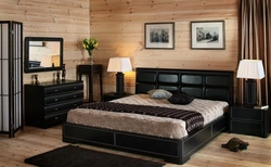 Dark Wood Bedroom Design