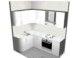 Kitchen design 2300 by 2300