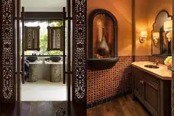 Moroccan style bathroom design