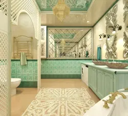 Moroccan style bathroom design