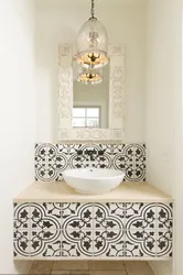 Moroccan style bathroom design