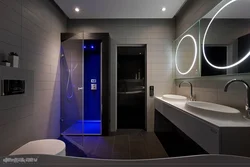 Design of light lines in the bathroom