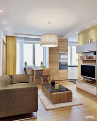Kitchen design living room 43 k m