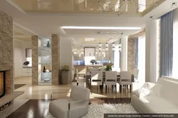 House design first floor with kitchen