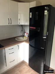 Burchakda Kichik Oshxona Dizayni Onini