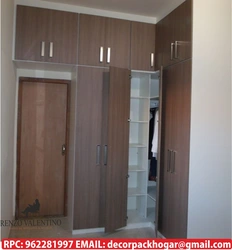 Тарҳи гардероб бо mezzanine дар долон