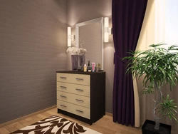 Bedroom Design With Chest Of Drawers And Table