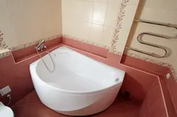 Bathtub installation design in bathroom