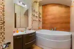 Дызайн усталёўкі ванны ў ванным пакоі