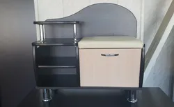 Дизайн обувницы с сиденьем в прихожую