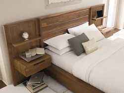 Тарҳи Хоб Бо Бистар Ва Nightstands