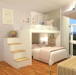 Otaq dizaynında 3 çarpayı