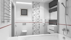 Bathroom design with 10 by 10 tiles