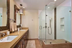 Shower Room Design Without A Bathtub With A Window