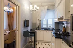 Кухня 8 кв дизайн с барной стойкой