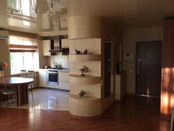 Kitchen Design With A Room In A Panel House