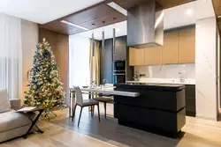 Кухня 30 кв м дизайн с островом