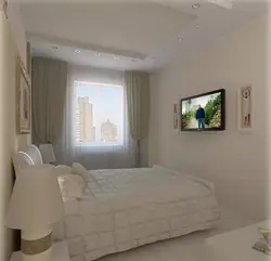 Panel Evində Yataq Otağında Pəncərələrin Dizaynı