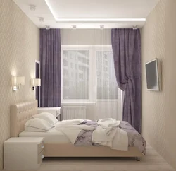 Design of windows in a bedroom in a panel house