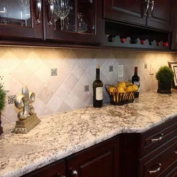 Kitchen Design Tiles For Backsplash And Countertop