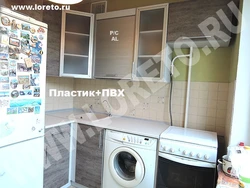 Асүй дизайны 6 метр колоннадағы тоңазытқыш пен кір жуғыш машинамен