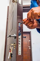 Apartment door lock photo