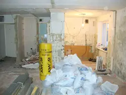 Load-bearing walls in an apartment photo