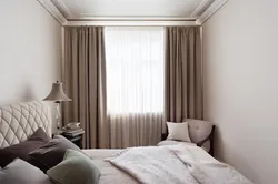 Curtains in Khrushchev apartment photo