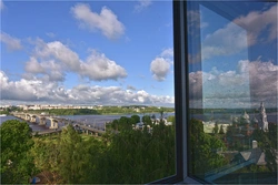 Фото из окна городской квартиры