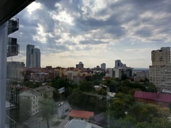 Photo from the window of a city apartment
