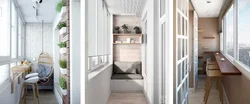 Balcony area in apartment photo