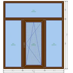 Standard window in an apartment photo