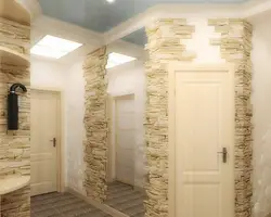 Photo of wild stone in the apartment