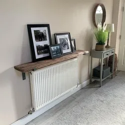 Heating In The Wall Photo In The Apartment