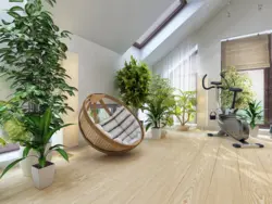 Сурати квартира бо гул дар руи фарш