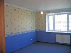 Фота шпалер у кватэры без мэблі