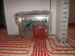 Отопление по полу в квартире фото