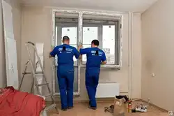 Пластыкавыя вокны ўстаноўка фота ў кватэру