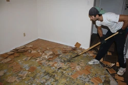 I changed the floor in the apartment myself photo