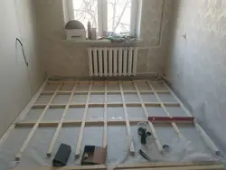 I changed the floor in the apartment myself photo