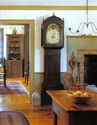 Apartment interior with antique furniture