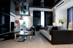 Interior floor ceiling in apartment