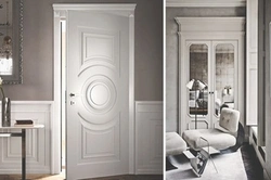 Classic doors in the interior of an apartment