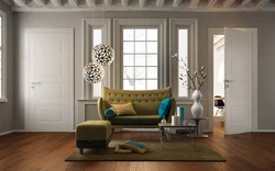 Classic Doors In The Interior Of An Apartment