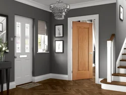 Gray Brown Doors In The Interior Of The Apartment