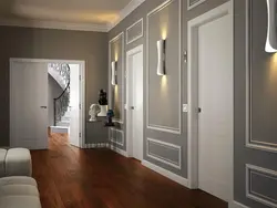 Boz döşəməli bir mənzilin daxili qapıları