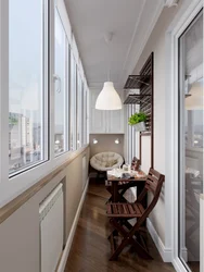 Uch xonali kvartirada balkon dizayni