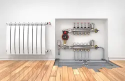 Apartment design with heated floors