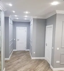 Apartment Design Gray Walls White