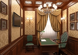 Классический дизайн кабинета в квартире